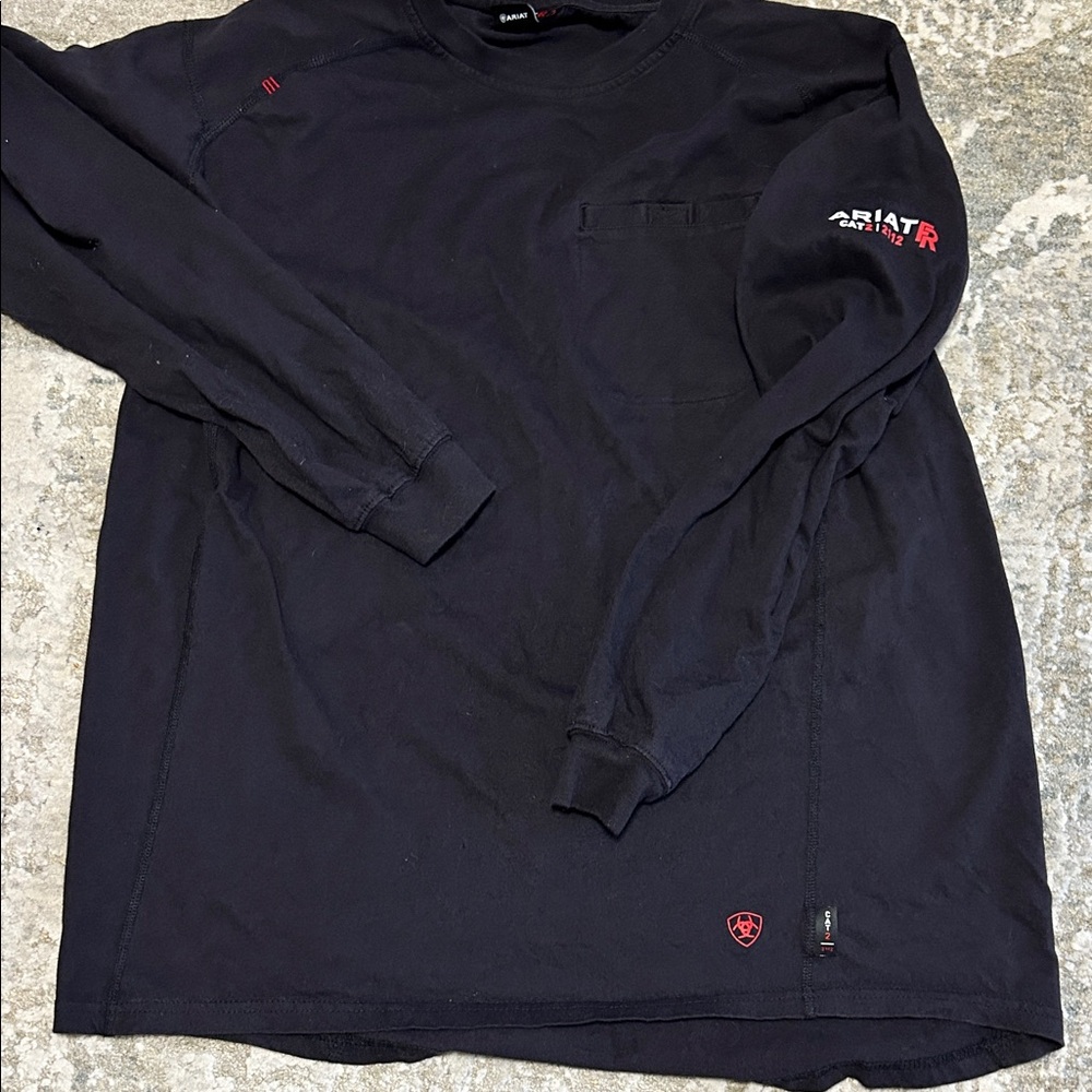 Ariat Men's FR Black Long Sleeve Tee